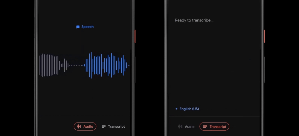 An example of how the recorder app works