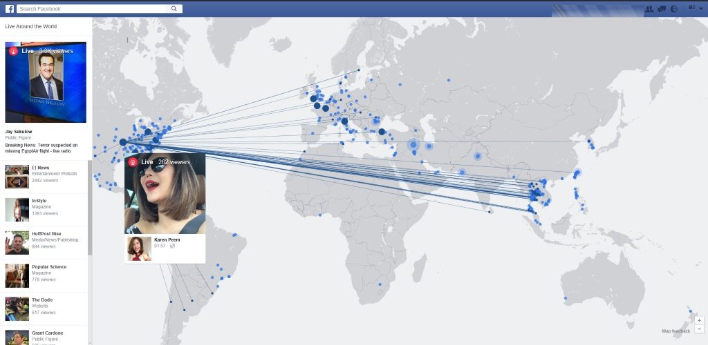 facebook live maps