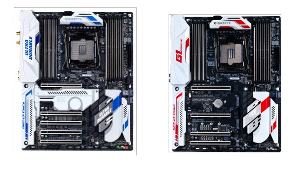 gigabyte designare and gaming boards